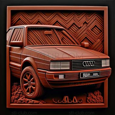 3D модель Audi 80 (STL)